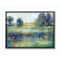Stupell Industries Wetland Watercolor Landscape Abstract Painting Black Framed Wall Art